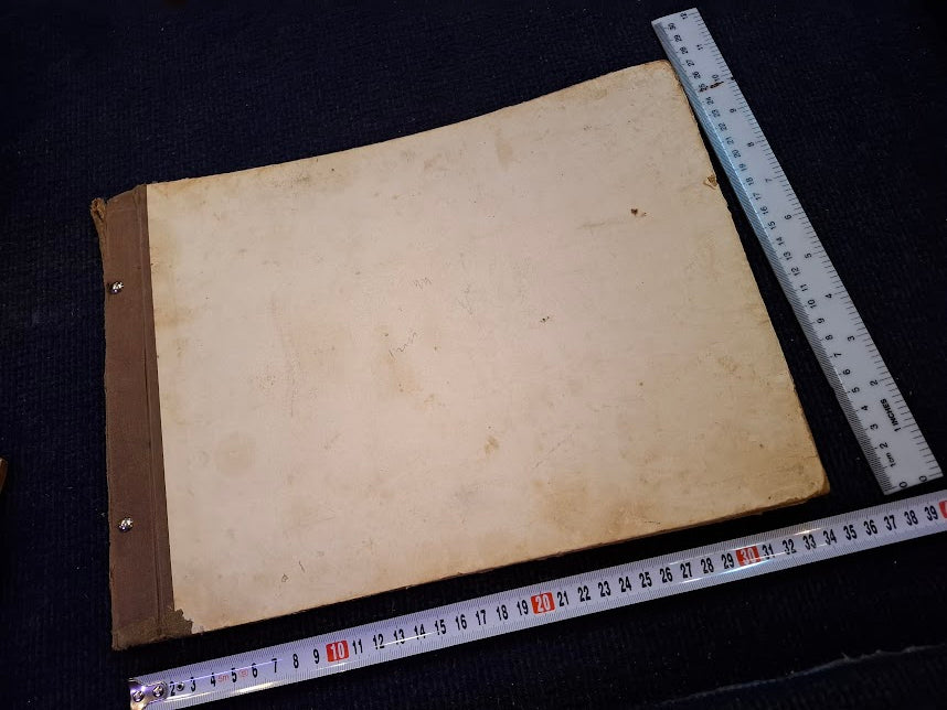 Old 1930 Jewish famous persons cards album (without cards)  - Rare [BOK10439]