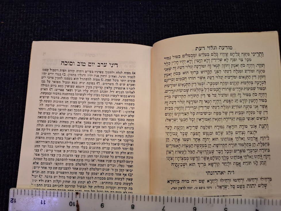 Vintage Jewish Prayer Book [JUD10209]