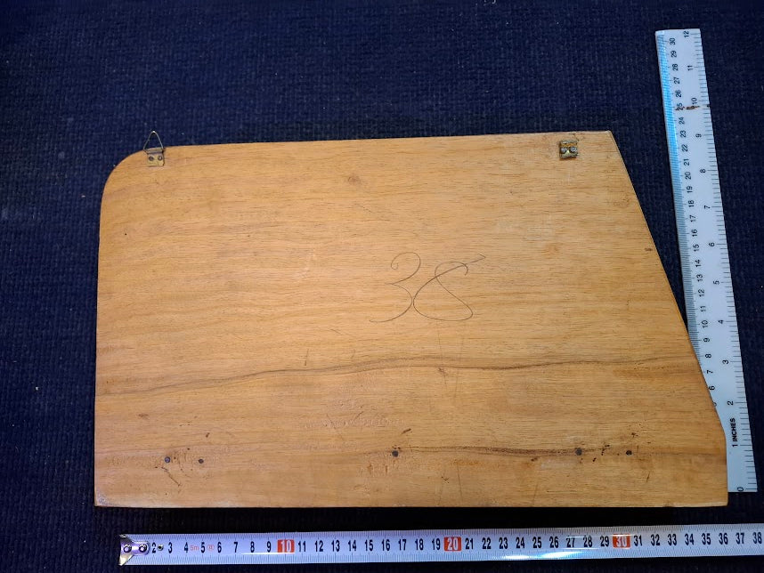 Vintage art deco wooden mail holder [ART10232]
