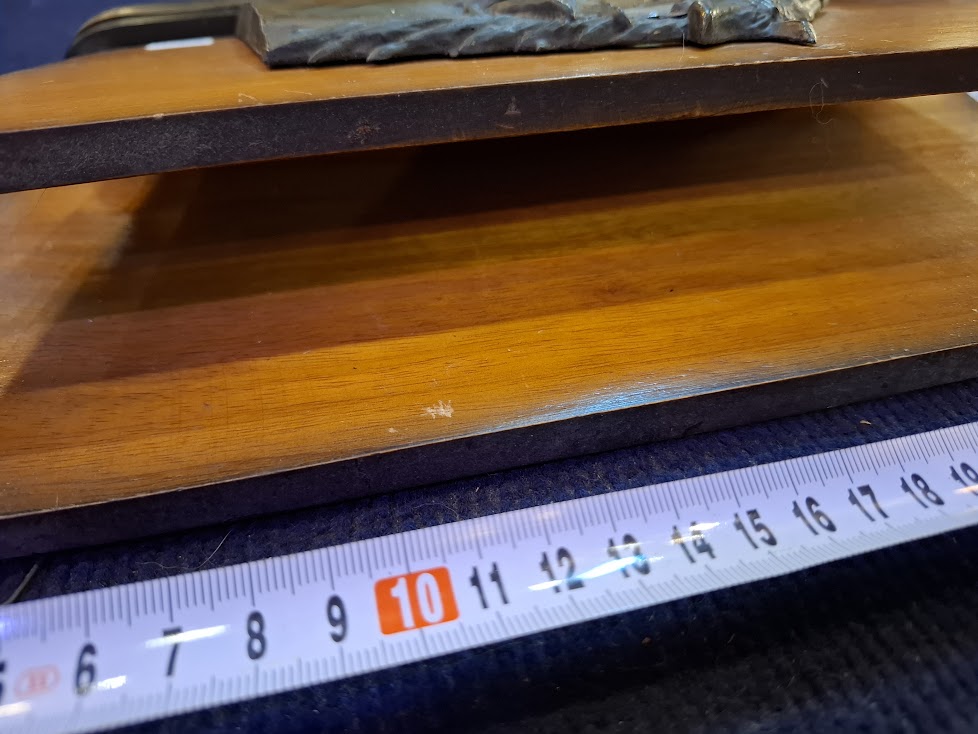 Vintage art deco wooden mail holder [ART10232]