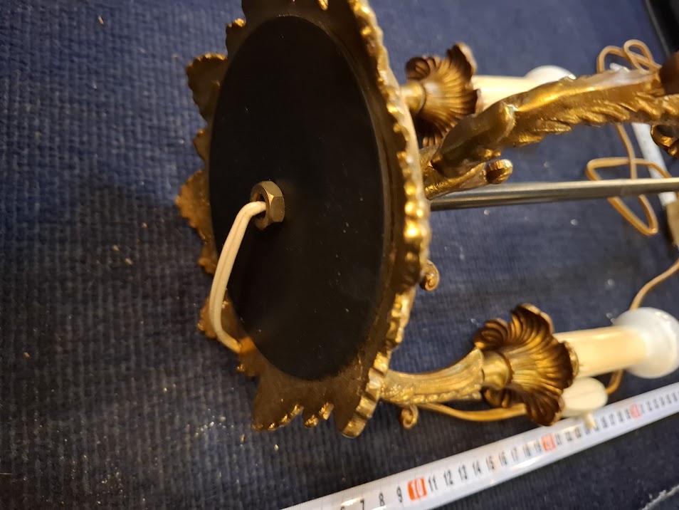 Vintage Triple Lamp ~1930s, rare! [INS10719]