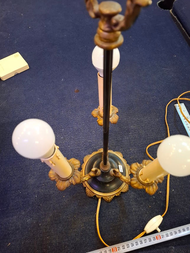 Vintage Triple Lamp ~1930s, rare! [INS10719]