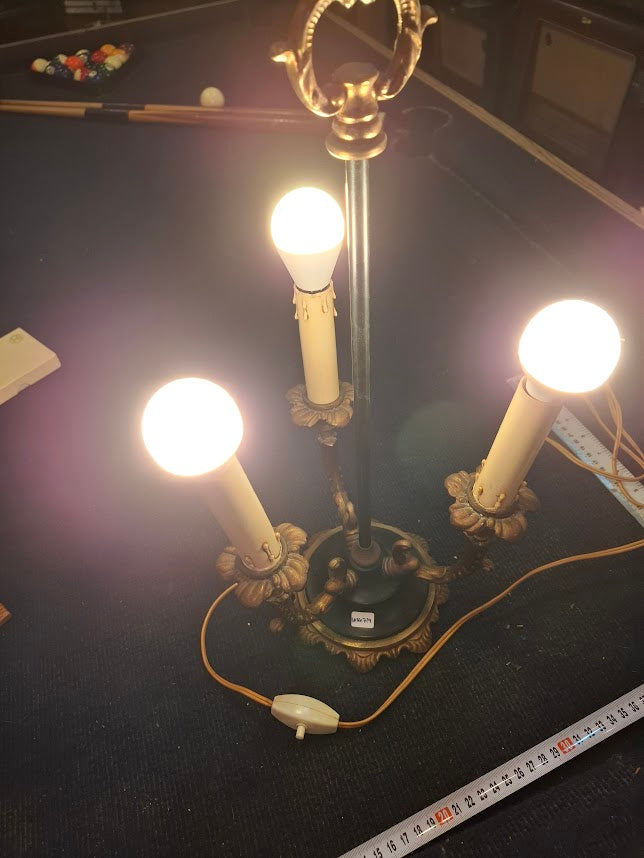 Vintage Triple Lamp ~1930s, rare! [INS10719]