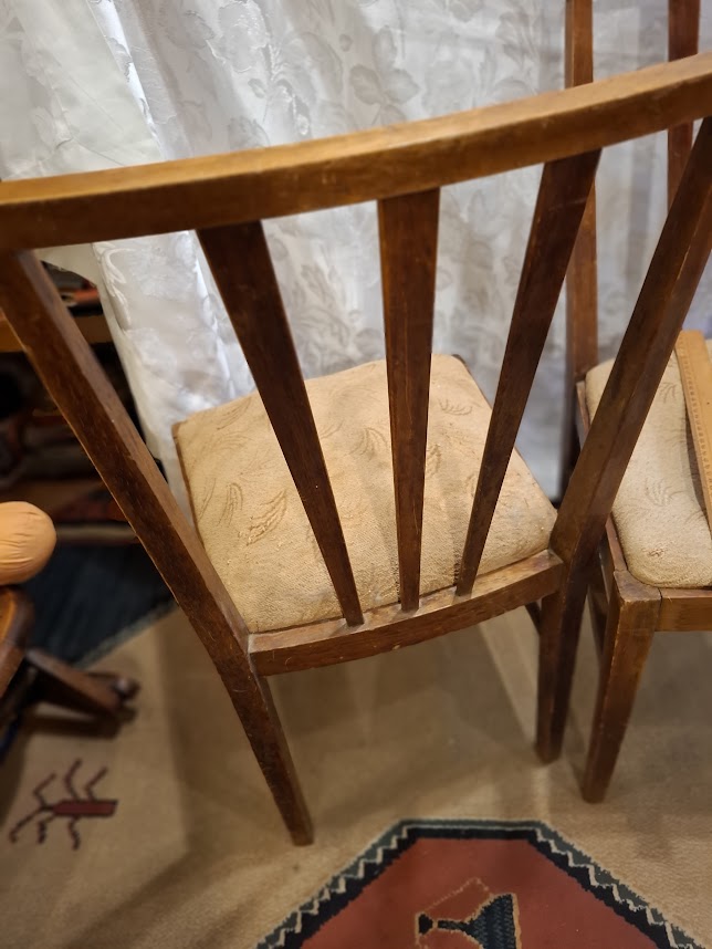 Original Antique Chair Pair [FUR10213]*for Israel local market only*