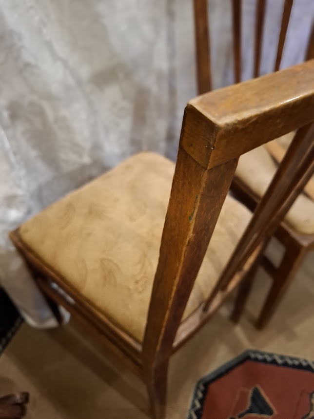 Original Antique Chair Pair [FUR10213]*for Israel local market only*