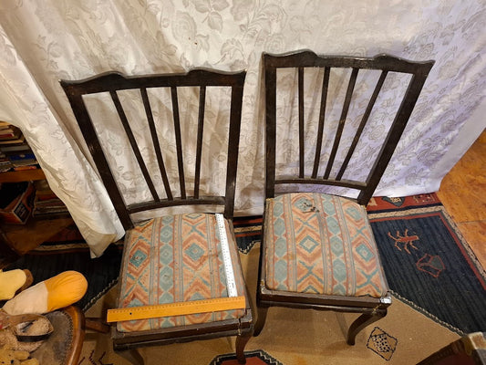 Original Antique Chair Pair [FUR10215] *for Israel local market only*