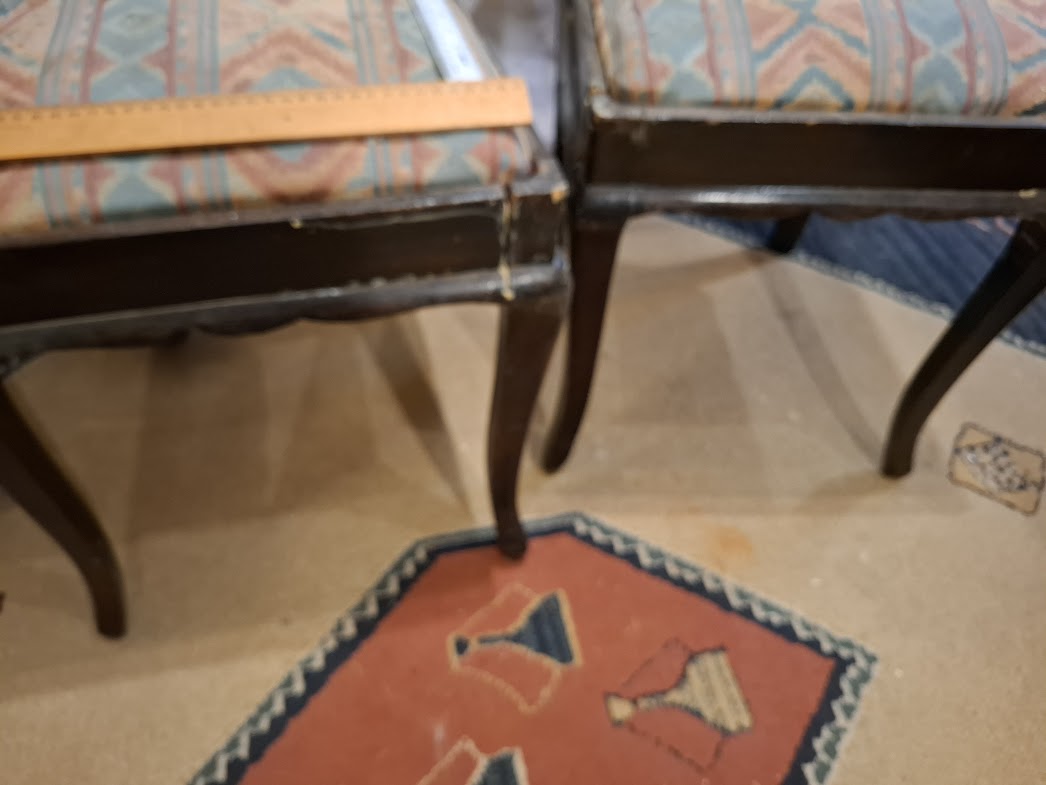 Original Antique Chair Pair [FUR10215] *for Israel local market only*