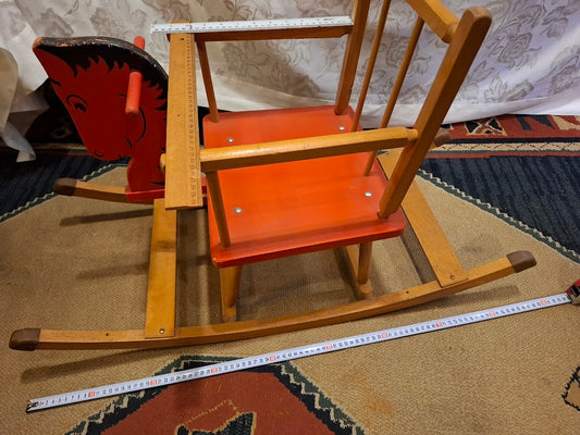 Vintage wooden rocking horse [GAM10337]