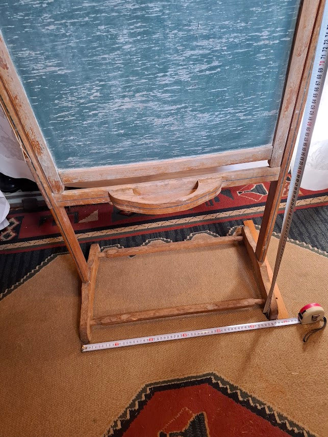 Antique wood school chalkboard (~1910) - RARE  [FUR10217]  *for Israel local market only*