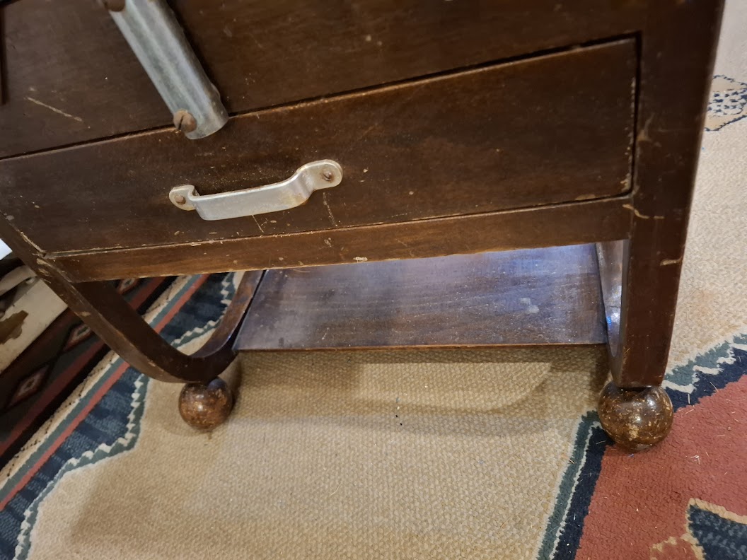 Antique big Sewing Tool Box  - Rare [ FUR10218]  *for Israel local market only*