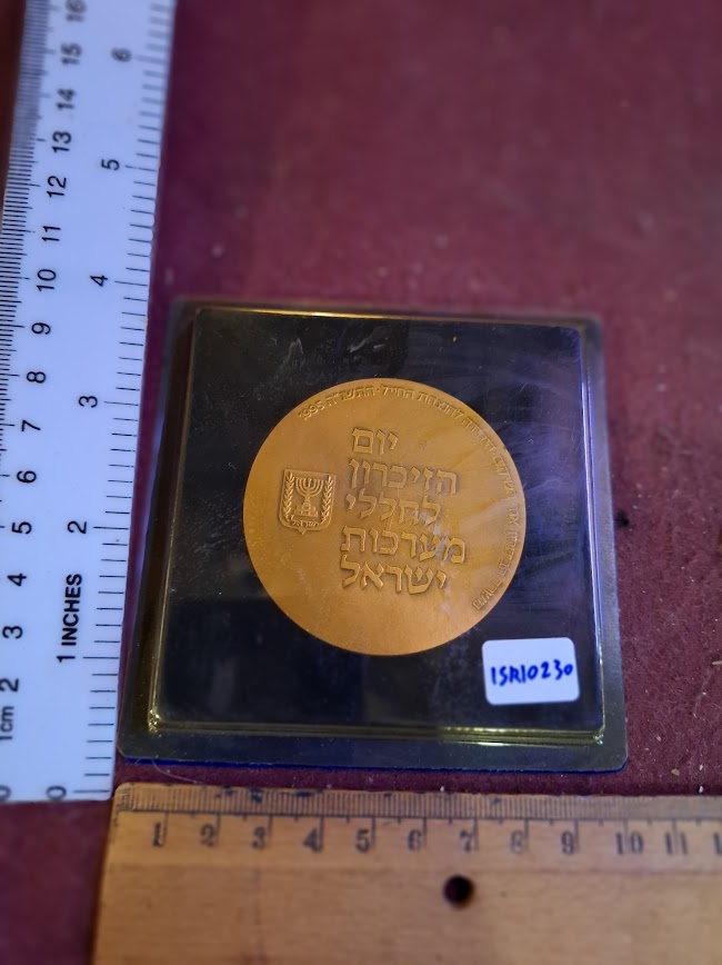Israel bronza medal - Memorial Day for Israel's Fallen Soldiers 1993 [ISR10230]