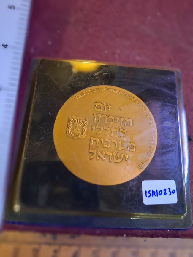 Israel bronza medal - Memorial Day for Israel's Fallen Soldiers 1993 [ISR10230]