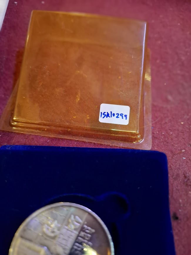 Israel silver plated medal -50th anniversary Zion Jewish 1998 [ISR10299]