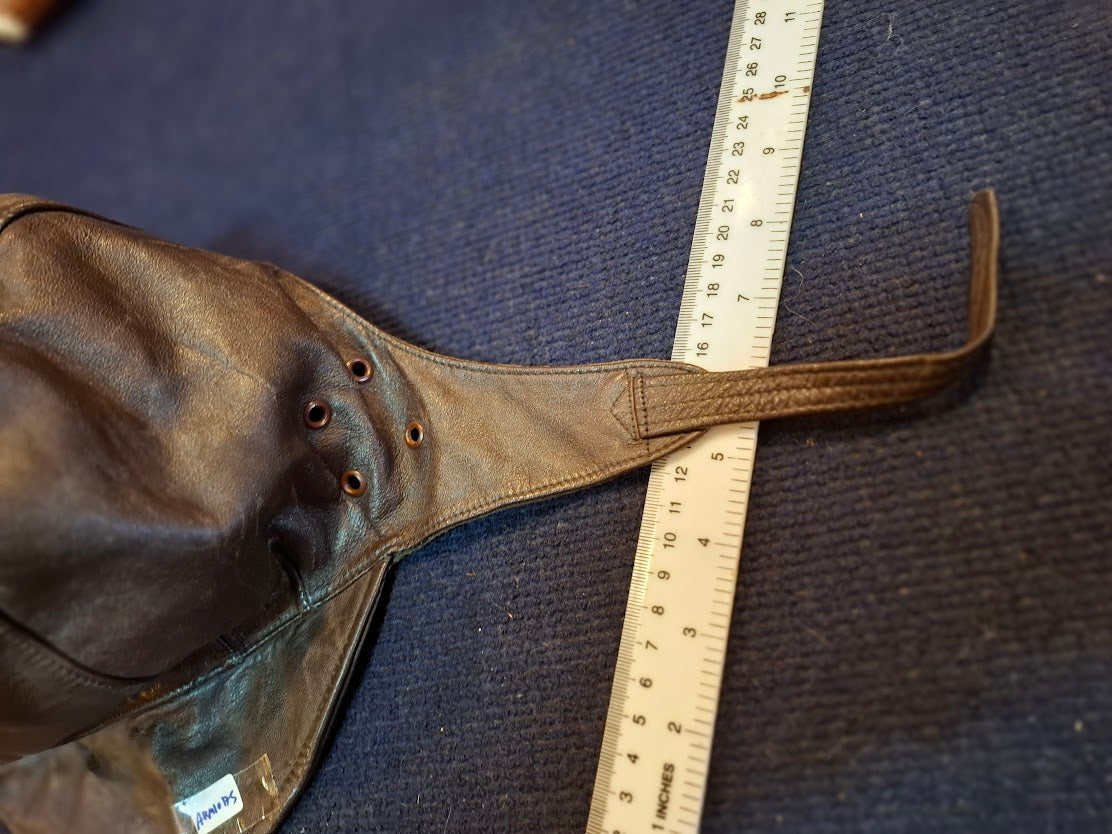 Vintage World War Base Pilots' Leather Hat [ARM10175]