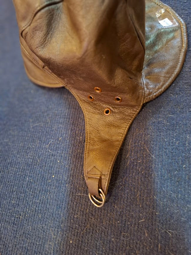 Vintage World War Base Pilots' Leather Hat [ARM10175]