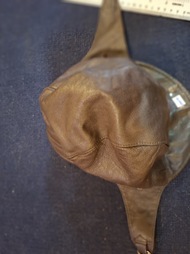 Vintage World War Base Pilots' Leather Hat [ARM10175]