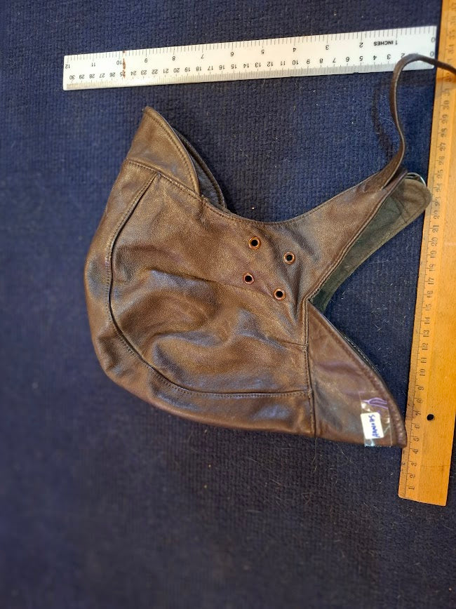 Vintage World War Base Pilots' Leather Hat [ARM10175]