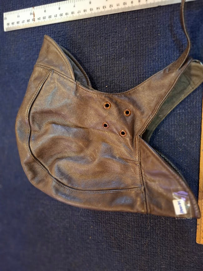 Vintage World War Base Pilots' Leather Hat [ARM10175]