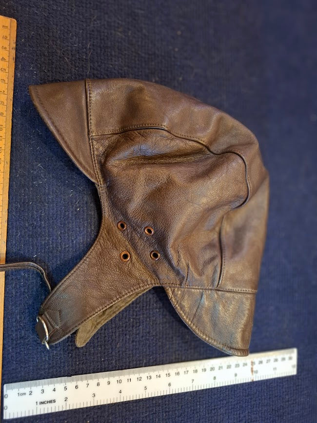 Vintage World War Base Pilots' Leather Hat [ARM10175]