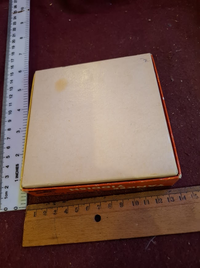 Vintage 1953 Israel box of Yankee Yiddish coktail napkins [ISR10249]