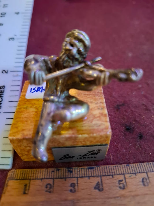 Vintage Israel Ben Zion sterling 925 silver figurine [ISR10258]