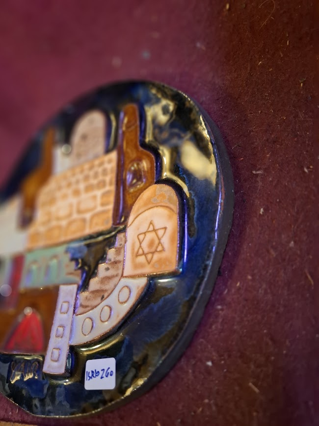 Vintage Yair artist ceramic Jerusalem figure [ISR10260]