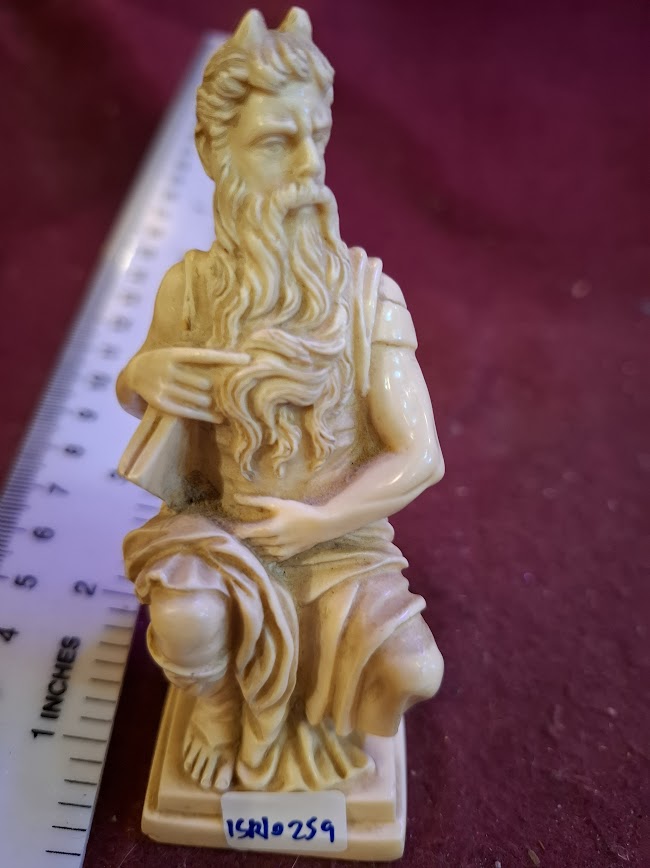 Vintage Moshe stone figurine model [ISR10259]