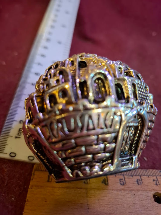 פסל וינטג' של כדור ירושלים מכסף 925 מאת סם פיליפ [ISR10255] 