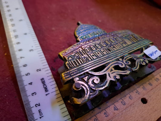 Vintage metal decor Jerusamem Israel Judaica  - napkin holder [ISR10300]