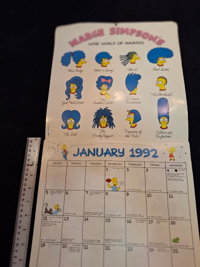 The Simpsons Family Calendar 1992 [BOK10443]