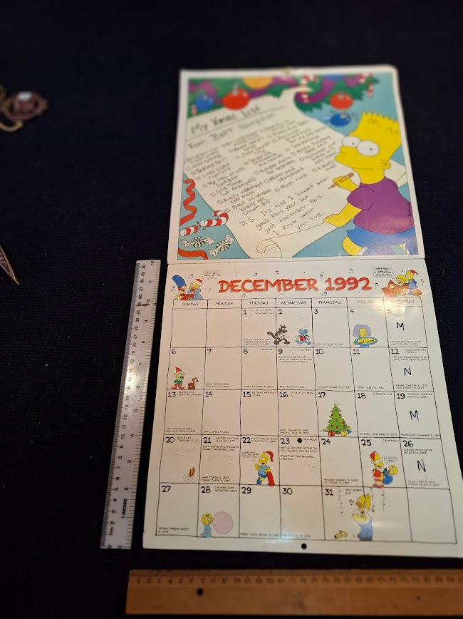 The Simpsons Family Calendar 1992 [BOK10443]