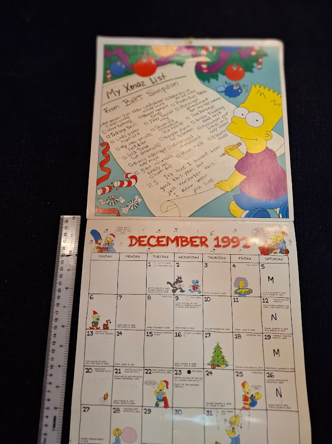 The Simpsons Family Calendar 1992 [BOK10443]