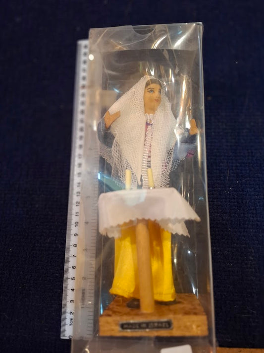 Vintage judaica handmade woman doll [JUD10221]