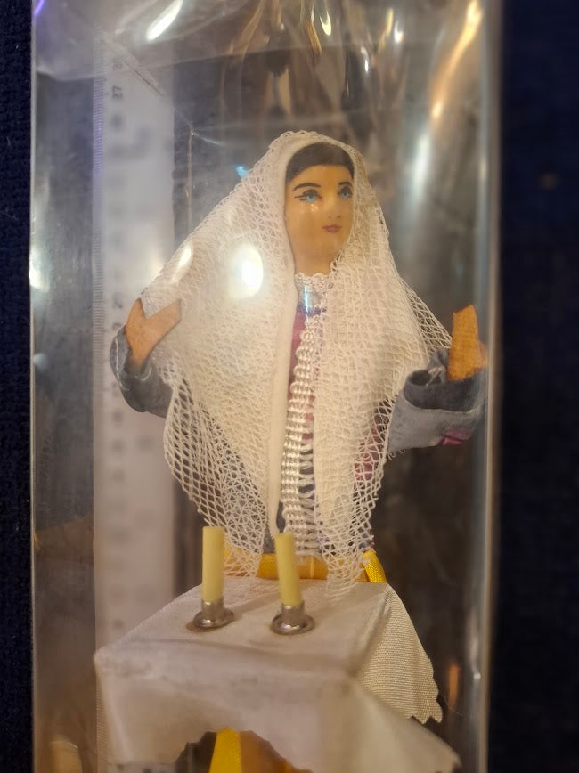 Vintage judaica handmade woman doll [JUD10221]