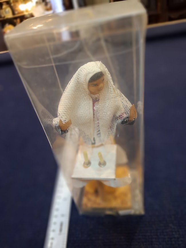 Vintage judaica handmade woman doll [JUD10221]