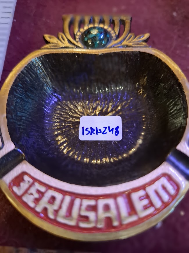 Vintage Jerusalem Souvenir Metal Designed Ashtray [ISR10248]