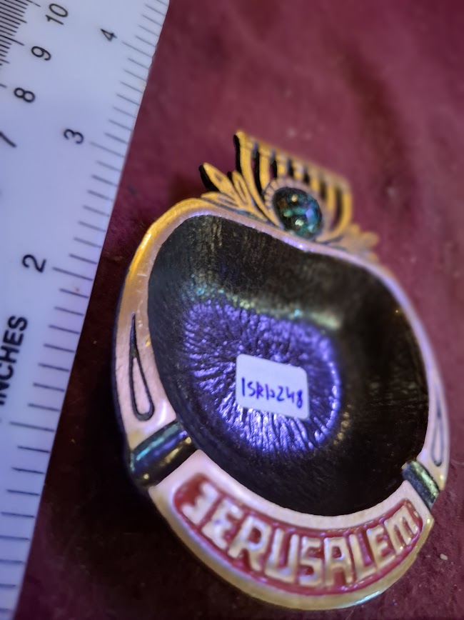 Vintage Jerusalem Souvenir Metal Designed Ashtray [ISR10248]