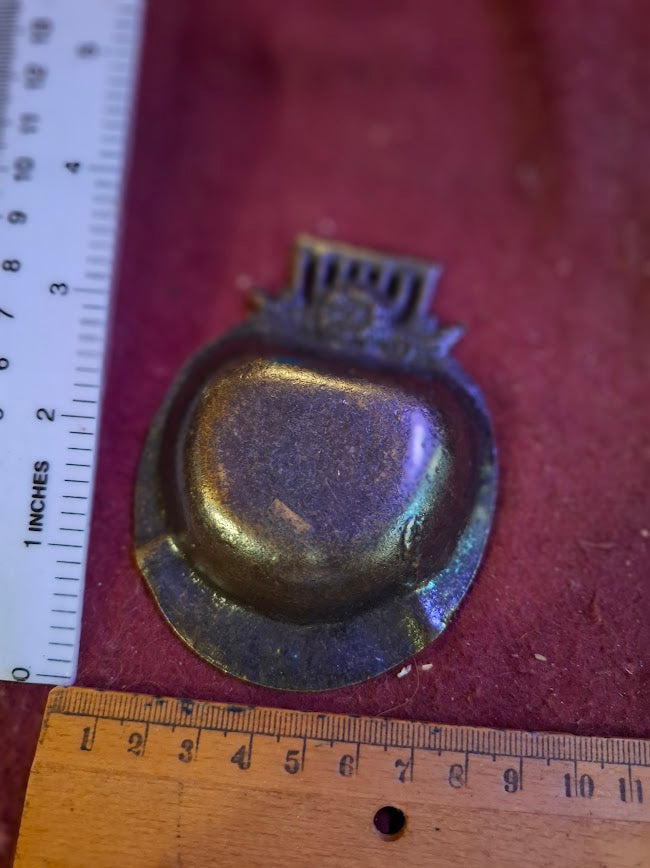 Vintage Jerusalem Souvenir Metal Designed Ashtray [ISR10248]