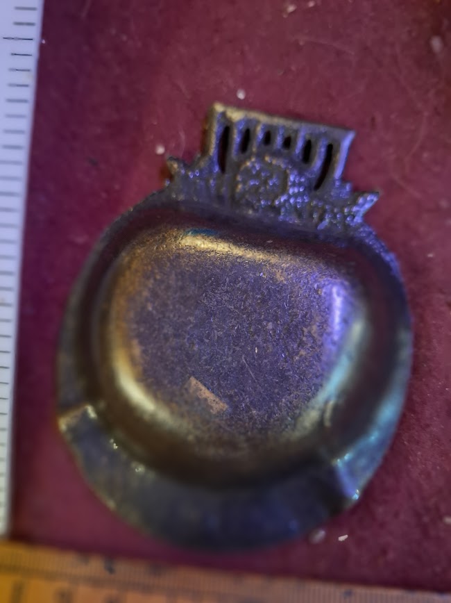 Vintage Jerusalem Souvenir Metal Designed Ashtray [ISR10248]