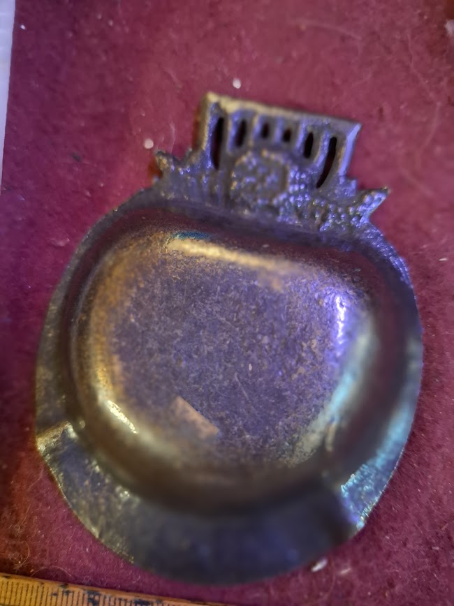 Vintage Jerusalem Souvenir Metal Designed Ashtray [ISR10248]