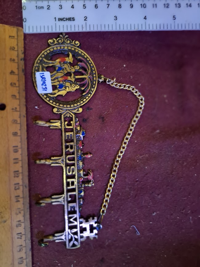 Vintage Jerusalem Souvenir Metal Designed, Key Rack [ISR10251]