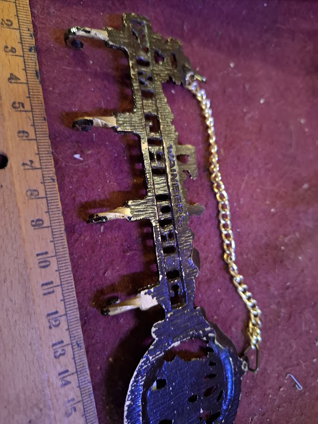 Vintage Jerusalem Souvenir Metal Designed, Key Rack [ISR10251]