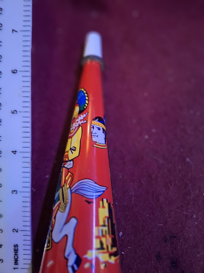 Vintage horn noisemaking tin toy [GAM10350]