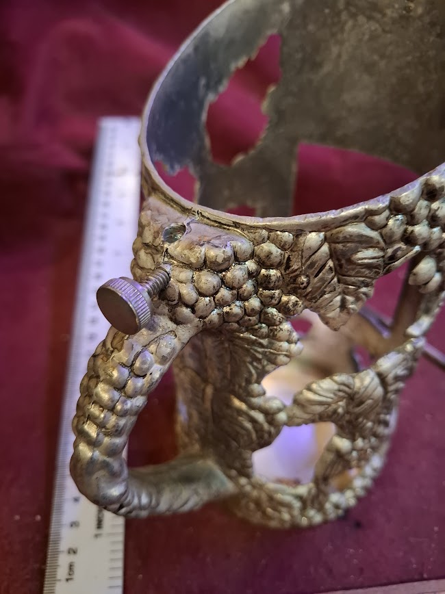 Vintage wine bottle holder silver plated [ART10236]