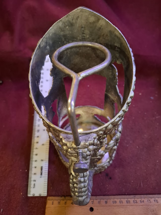 Vintage wine bottle holder silver plated [ART10236]