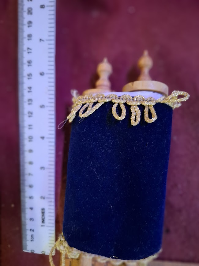 Vintage judaica scroll tora [JUD10231]
