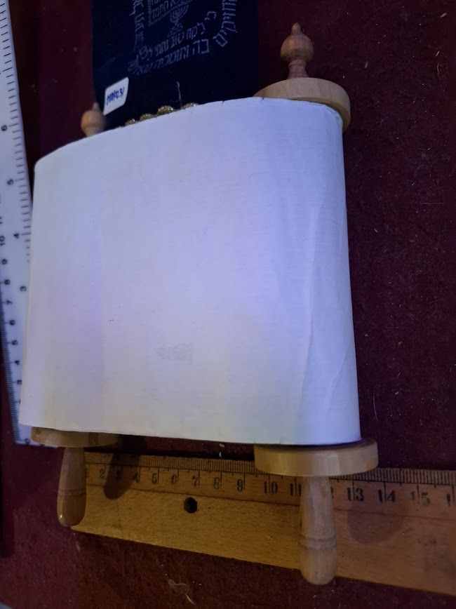 Vintage judaica scroll tora [JUD10231]