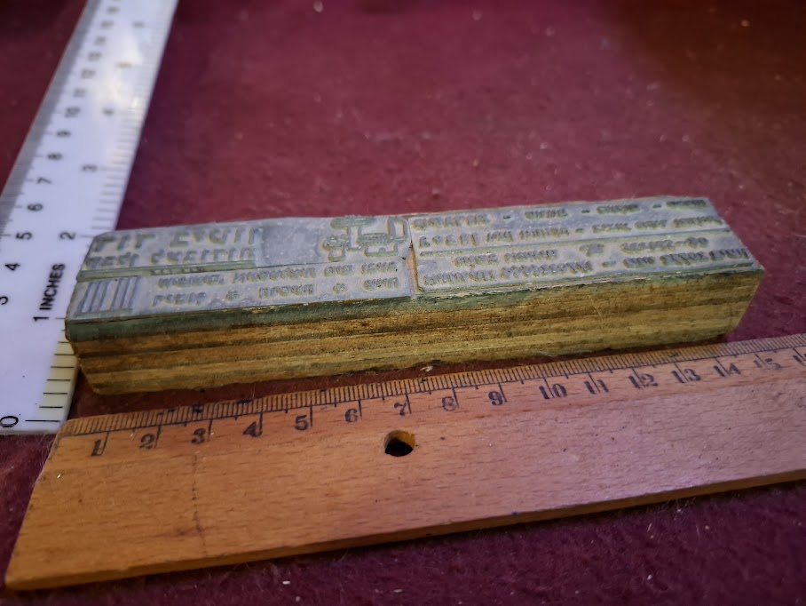Vintage Stamp ink printing [OTH10398]