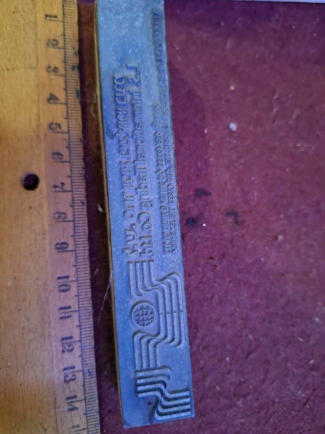 Vintage Stamp ink printing [OTH10399]