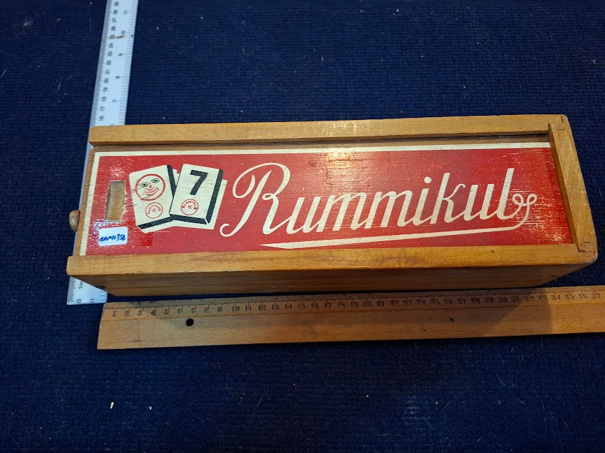 Vintage wooden rummikub game [GAM10358]